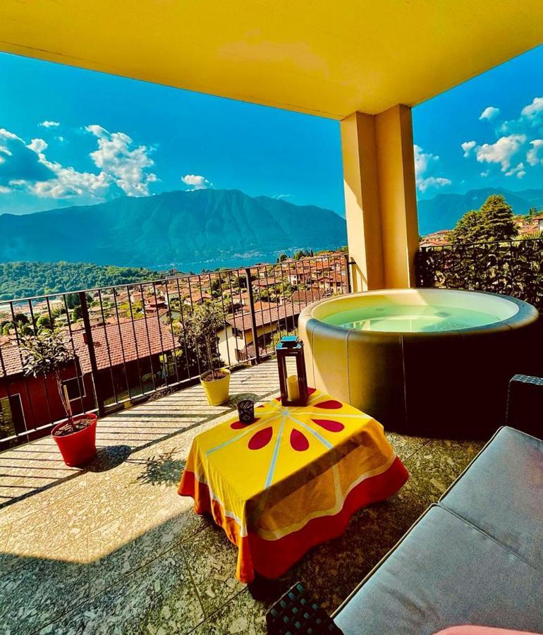 Magic View With Whirpool Apartment Lenno Exterior foto